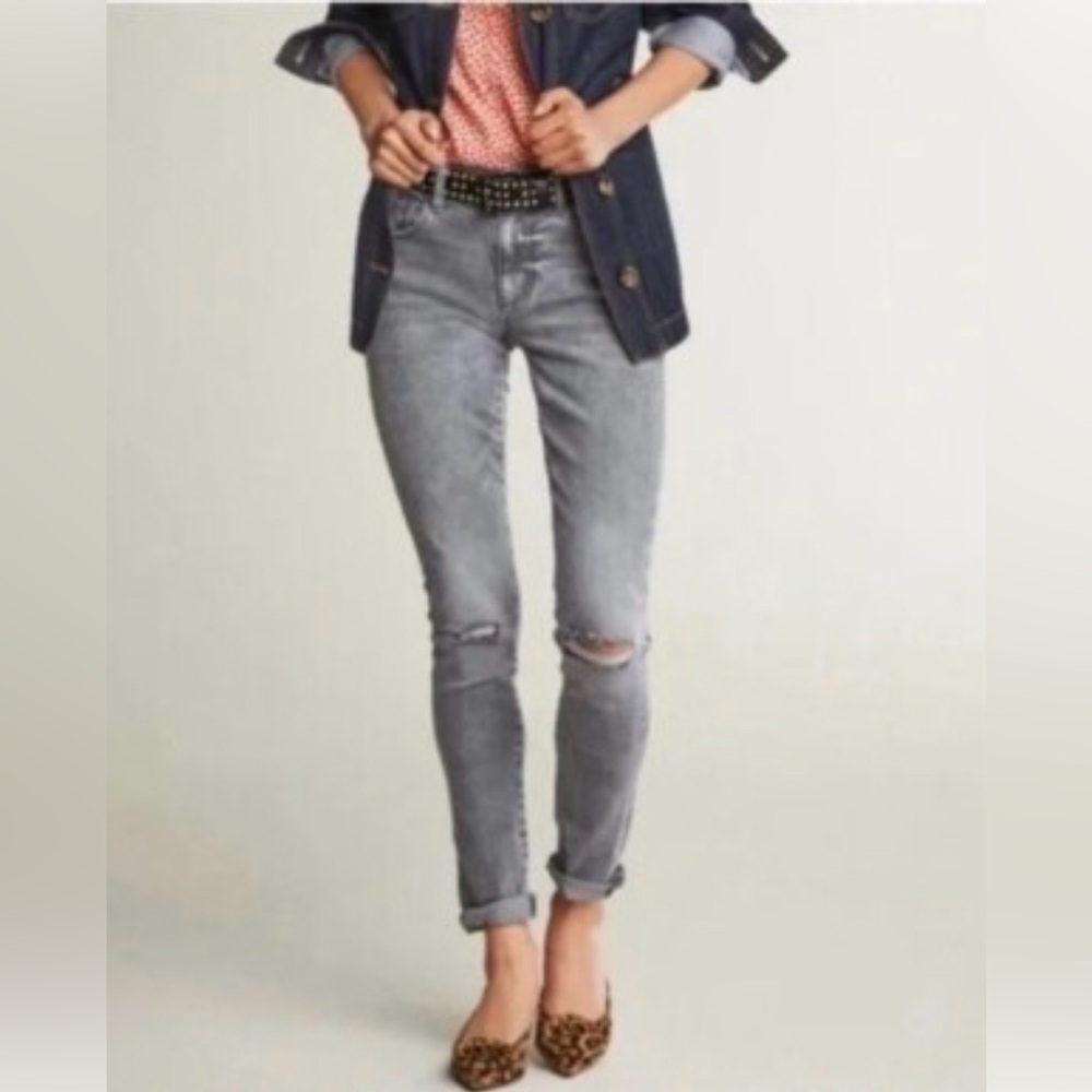 Cabi High Rise Skinny Gray Jeans - Style 3939